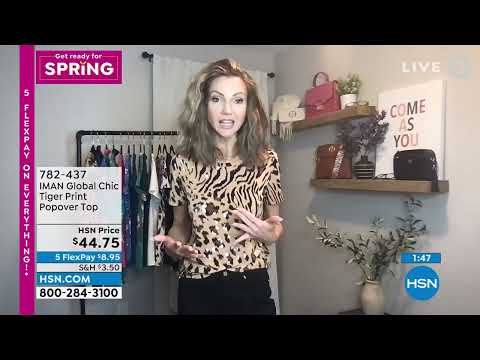 HSN | IMAN Global Chic Fashions 03.12.2022 - 04 PM