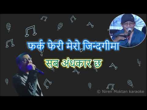 Aau Aba Mero Angaloma Karaoke with Lyrics