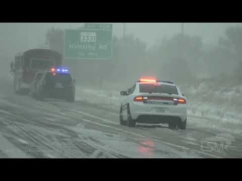 10-24-19, 4 Vehicle Pile-up and Accidents, Amarillo TX - ThunderSnow