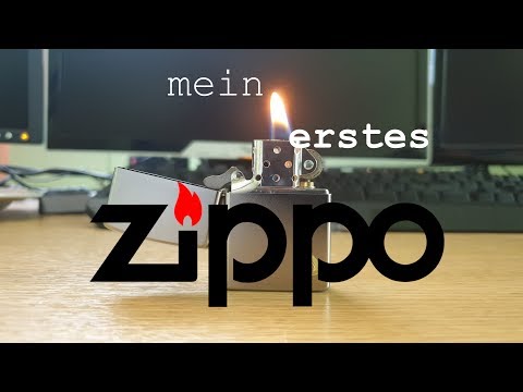 Mein erstes Zippo Feuerzeug! Das Unboxing, Befüllen und erste Anzünden!