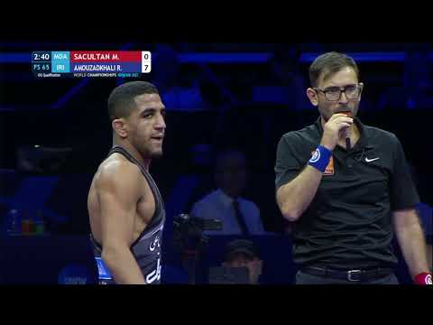 Maxim SACULTAN (MDA) vs. Rahman Mousa AMOUZADKHALILI (IRI) | Seniors World Championships 2023 | OG Q