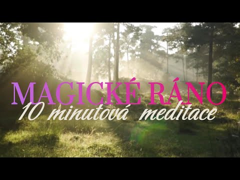MEDITACE MAGICKÉ RÁNO☾⋆⁺₊🎧🌅✨𓍢ִ໋...10 minut vděčnosti pro krásný den