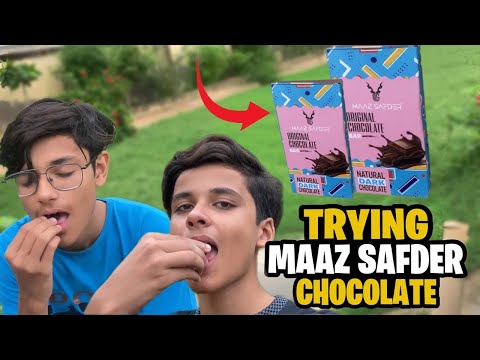 Trying Maaz safder’s chocolate 😯 | kesi lagi?