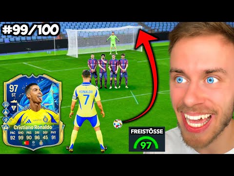 97er Cristiano Ronaldo - ABER FREISTÖßE bestimmen sein Team! 🎯⚽️