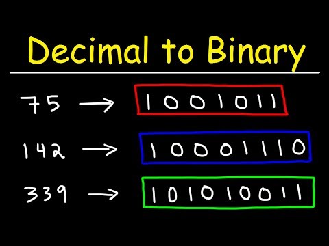 How To Convert Decimal to Binary