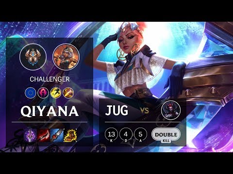 Qiyana Jungle vs Elise - EUW Challenger Patch 10.10