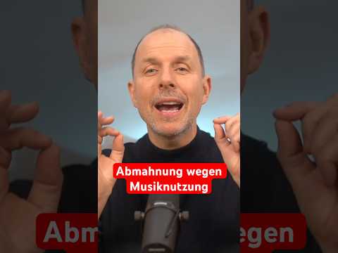 Wegen Musiknutzung auf Social Media abgemahnt 😲 @Carmushkax  | WBS.LEGAL #shorts