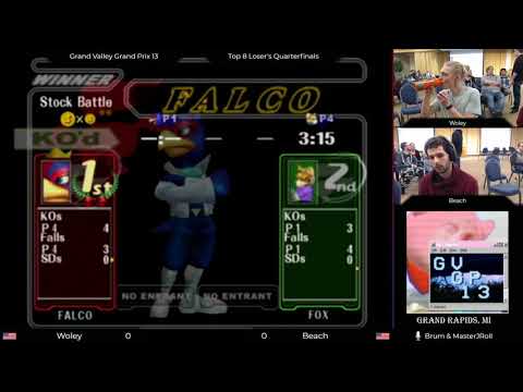 GVGP 13 - Woley (Falco) Vs Beach (Fox) (Losers Quarters)