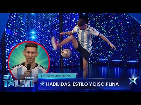 El argentino campeón del mundo en fútbol freestyle demostró su talento en Got Talent