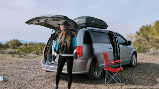 Madness on Main Street - Avoiding Quartzsite Crowds & Relaxing at Camp | Solo Female Van Life