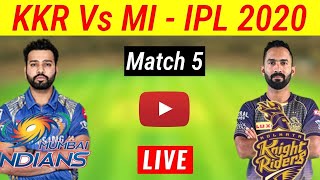 IPL 2020 KKR vs MI Live Stream | IPL 2020 Live Match KKR vs MI