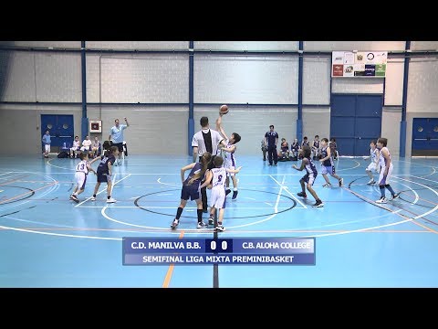 BALONCESTO PREMINIBASKET SEMIFINAL C.D. MANILVA B.B. -  C.B. ALOHA COLLEGE