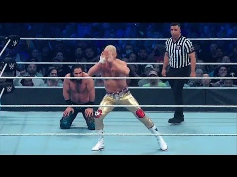 Cody Rhodes Shows Stardust Taunt Style at WrestleMania 38 #codyrhodes #wrestlemania2022