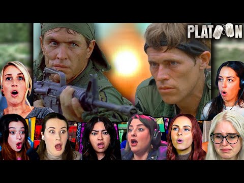 TOP "Vietnam Village Raid" Reactions! Platoon (1986) Movie Reaction First Time Watching