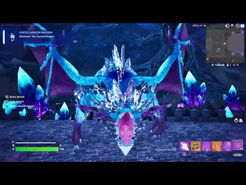 This UEFN Map has an AWESOME Crystal Dragon Boss Fight! Realm by 404 Creative