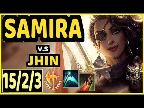 COMP (SAMIRA) vs JHIN - 15/2/3 KDA BOTTOM ADC CHALLENGER GAMEPLAY - EUW