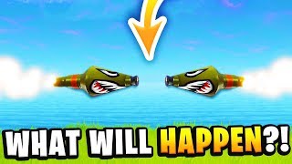 WHAT WILL HAPPEN IF 2 ROCKETS COLLIDE in Fortnite: Battle Royale!? (MASSIVE NUKE EXPLOSION?)