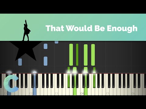 That Would Be Enough Piano Video