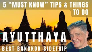 AYUTTHAYA 🇹🇭 2026 • Best side-trip from BANGKOK • Need to know - Before you go! 5 Travel tips!