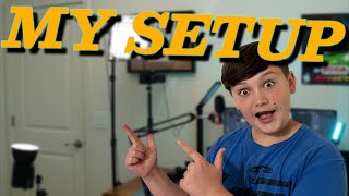 How I Set Up For YouTube Videos AT MY DESK!!
