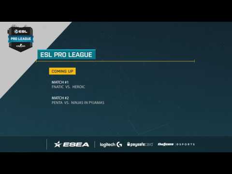 LIVE: PENTA Sports vs. Ninjas in Pyjamas - ESL Pro League | pro.eslgaming.com/csgo
