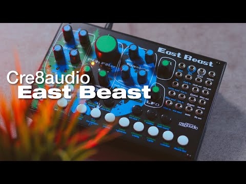Cre8Audio East Beast Semi-Modular Analog Synthesizer 2022 - Present - Black image 5