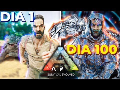 Sobrevivendo 100 Dias no Ark Survival Evolved (THE ISLAND) - O FILME