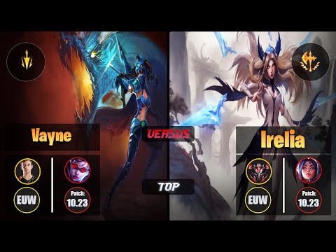Caps VAYNE (Top) [Lethal Tempo] VS IRELIA - Grandmaster EUW Patch 10.23