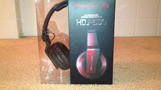 Video thumbnail for Pioneer HDJ 500 Headphones Unboxing by Badkitty239