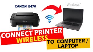 link canon printer to laptop