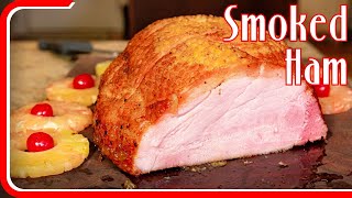 BBQ Smoked Ham with a Sweet and Savory Glaze