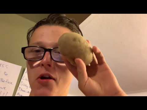 I ate a raw potato 🥔