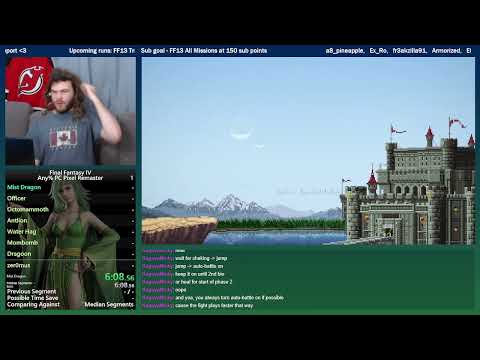 Final Fantasy IV Any% Speedrun (PC Pixel Remaster) 3:41:52