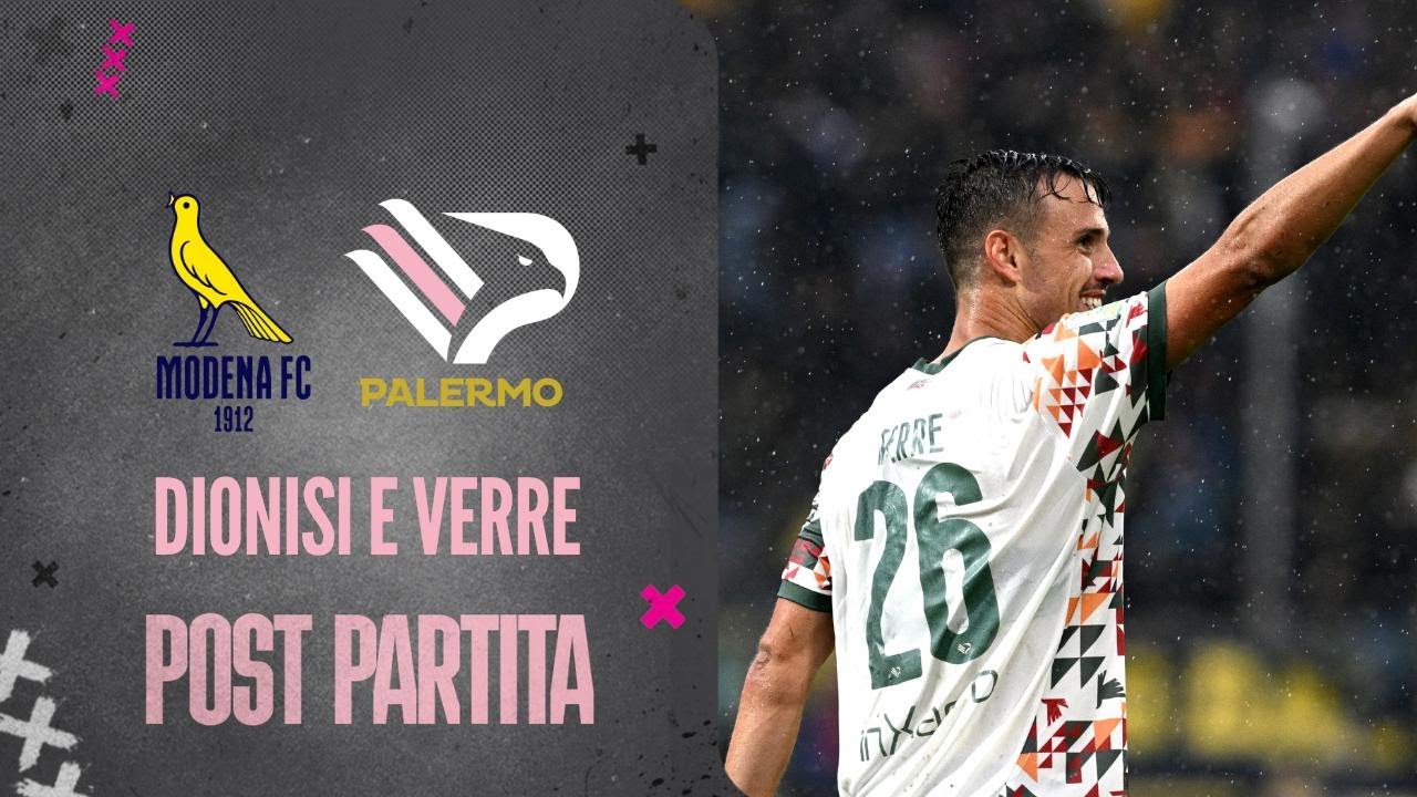 Modena - Palermo, le dichiarazioni di mister Dionisi e Verre