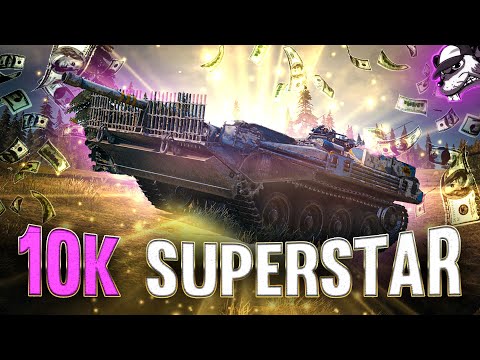 ⭐10K Superstar⭐ Episode #9 60TP STRV 103B with a whopping 13k DMG [World of Tanks - Gameplay - Ge...