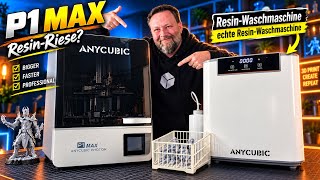 Dieser Resin-Drucker ist RIESIG! Anycubic P1 Max + Wash