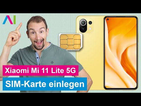 Xiaomi Mi 11 Lite 5G - SIM-Karte einsetzen • 🂠 • 📲 • 📡 •