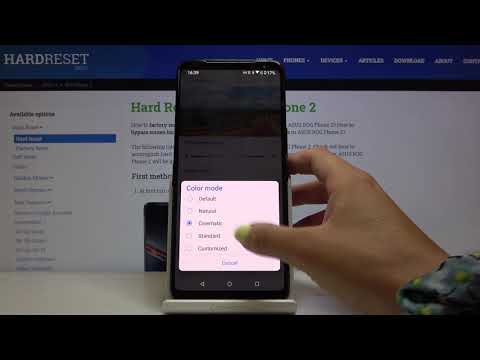 How to Change Screen Color in Asus ROG Phone 2 - Display Color
