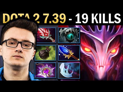 Spectre Gameplay Miracle with 19 Kills and Pollen - Dota 7.39