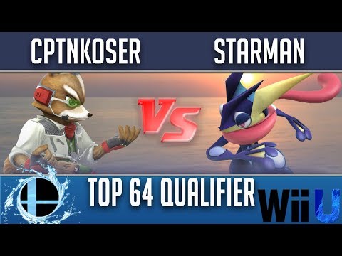 Smash'N'Splash 4 — Smash WiiU Top 64 Losers Qualifier: MHG | CptnKoser vs. Starman