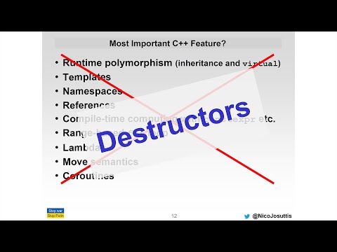 Lightning Talk: The Most Important C++ Feature - Nicolai Josuttis - ACCU 2023