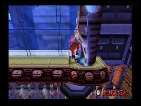 Crash Bandicoot: Warped (PS1): Future Frenzy- Time Trial (Game Walkthrough)