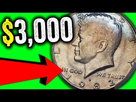 1982 KENNEDY HALF DOLLAR COINS WORTH MONEY - ERROR COINS TO LOOK FOR!!