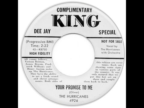 Thumbnail for HURRICANES  YOUR PROMISE TO ME by James Brown, doo wop