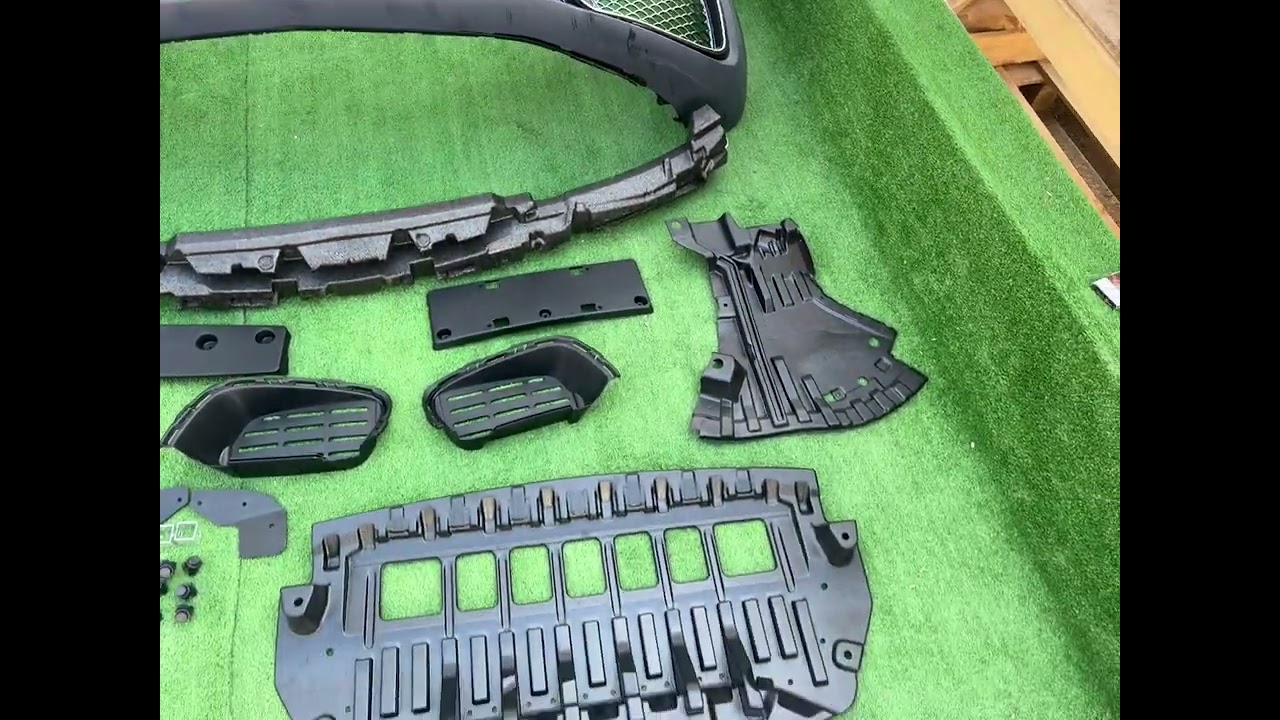 Mercedes S-class W222 2013–2022 Etupuskuri koottuna S65 AMG (2018-2022) Video 1