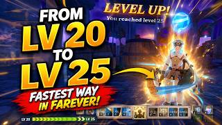 FASTEST Way to Level Up from 20 to 25 in Farever! (Quick Guide)