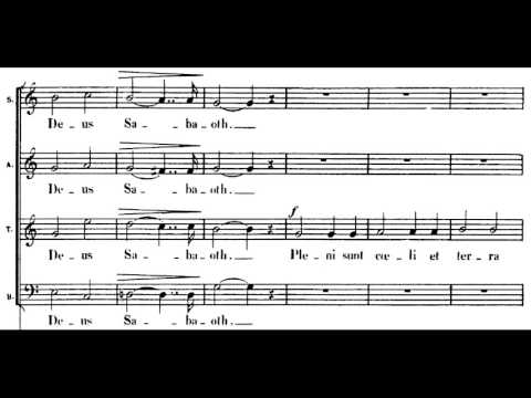 Gounod - Messe Brève Nr 7 in C Dur - Sanctus - Sopranstimme
