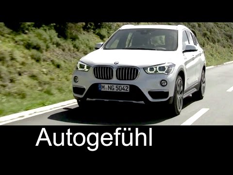 Preview all-new neuer BMW X1 exterior interior driving shots 2016 - Autogefühl