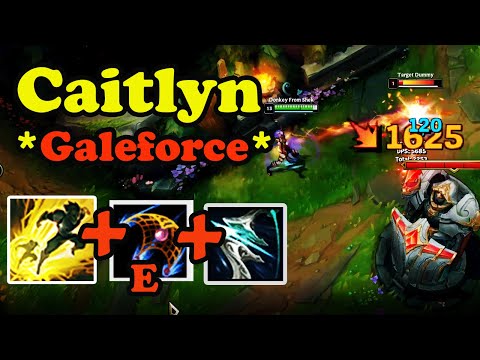 New  Caitlyn S11  Galeforce Flash Oneshot Combo | Daily Moments Ep 3