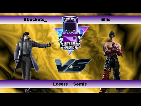 Flynn's Arcade 052 Losers Semis - Bbuckets_ (Dragunov) Vs. Ellis (Jin) Tekken 7 Tournament